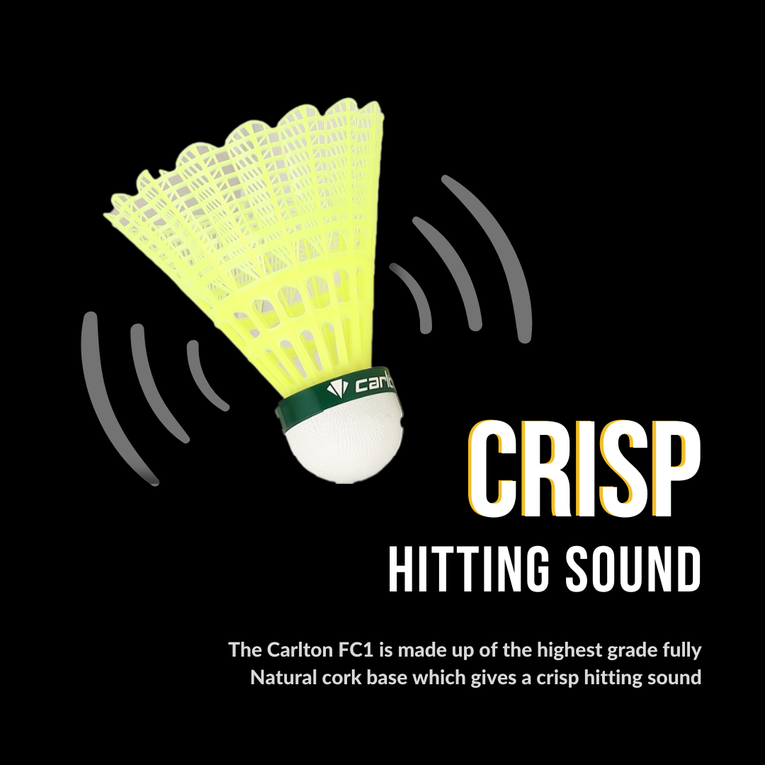 FC1 Ultra Premium Nylon Shuttlecock(Natural Cork)