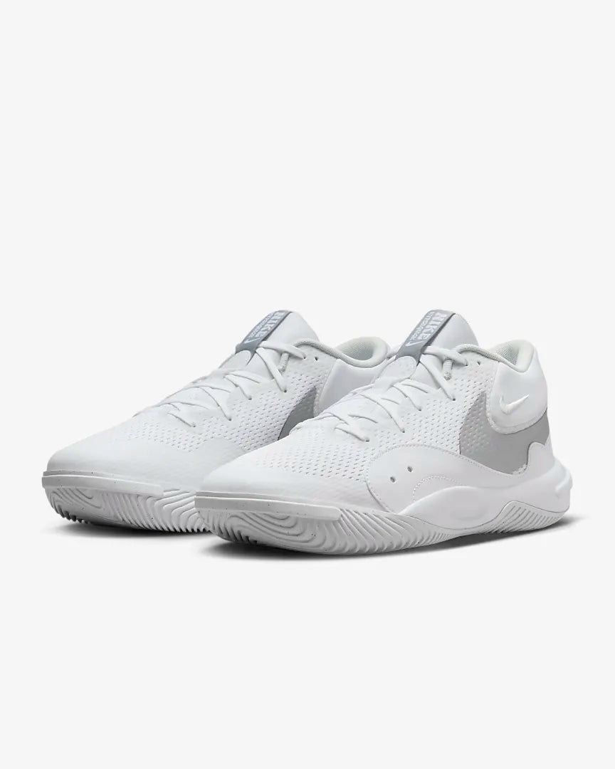 Nike HyperQuick Indoor Court Shoes(White/Photon Dust/Metallic Silver)